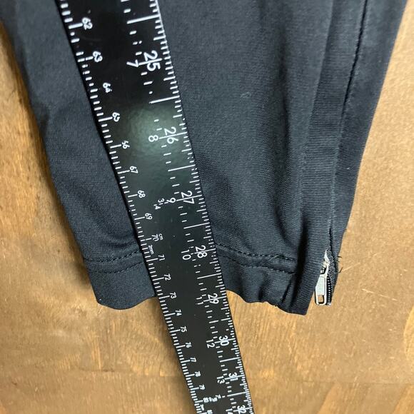 Nike Mens Pants Black Pull On Dri Fit Zip Up Ankle Zip Performance Stretch M - Picture 8 of 11